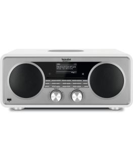 TechniSat Digitradio 602 Internetas Analoginis ir skaitmeninis Sidabras, Balta