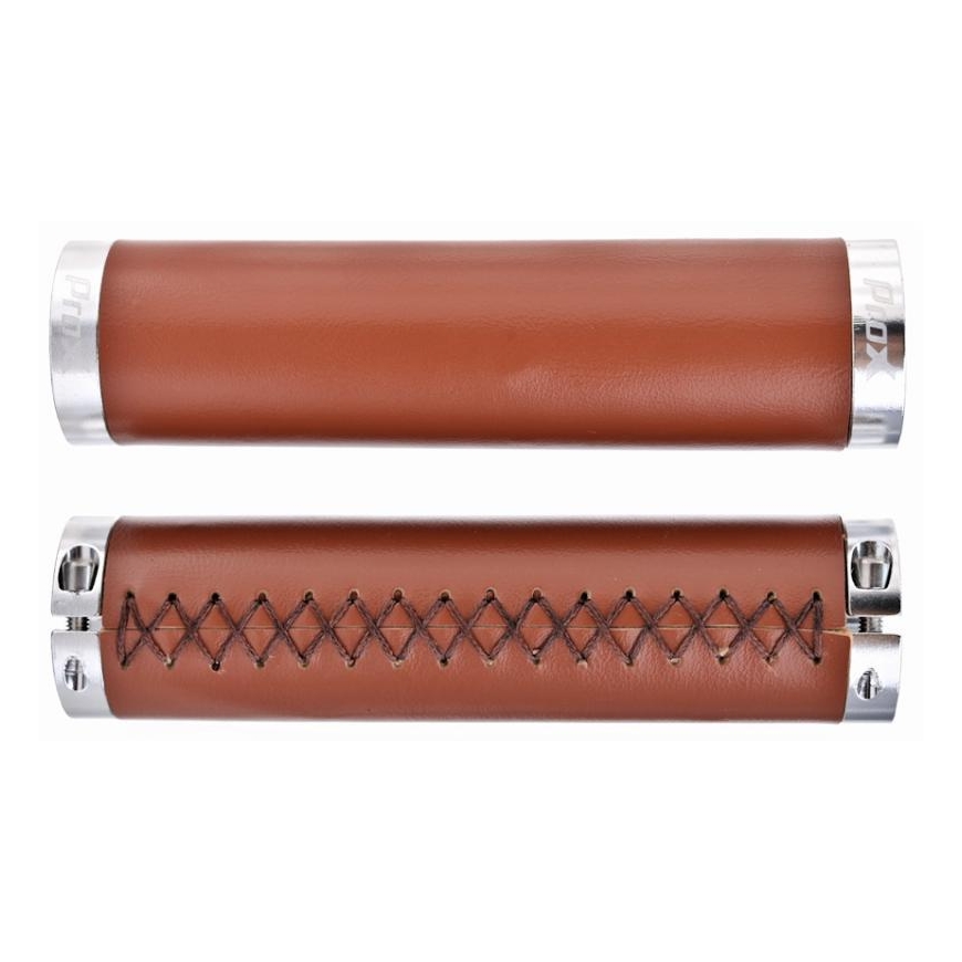 Handlebars ProX GP-91B 130mm Lock-on eco-leather brown – 2