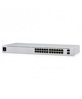 Ubiquiti UniFi USW-24-PoE-EU Vadīts L2 Gigabit Ethernet (10/100/1000) Power over Ethernet (PoE) Pelēks