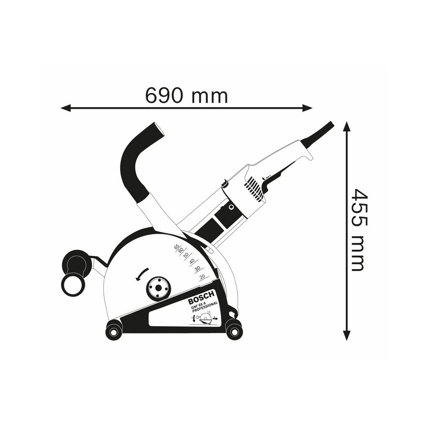 Bosch 0 601 368 703 urajyrsin 23 cm 5000 RPM 2400 W – 2