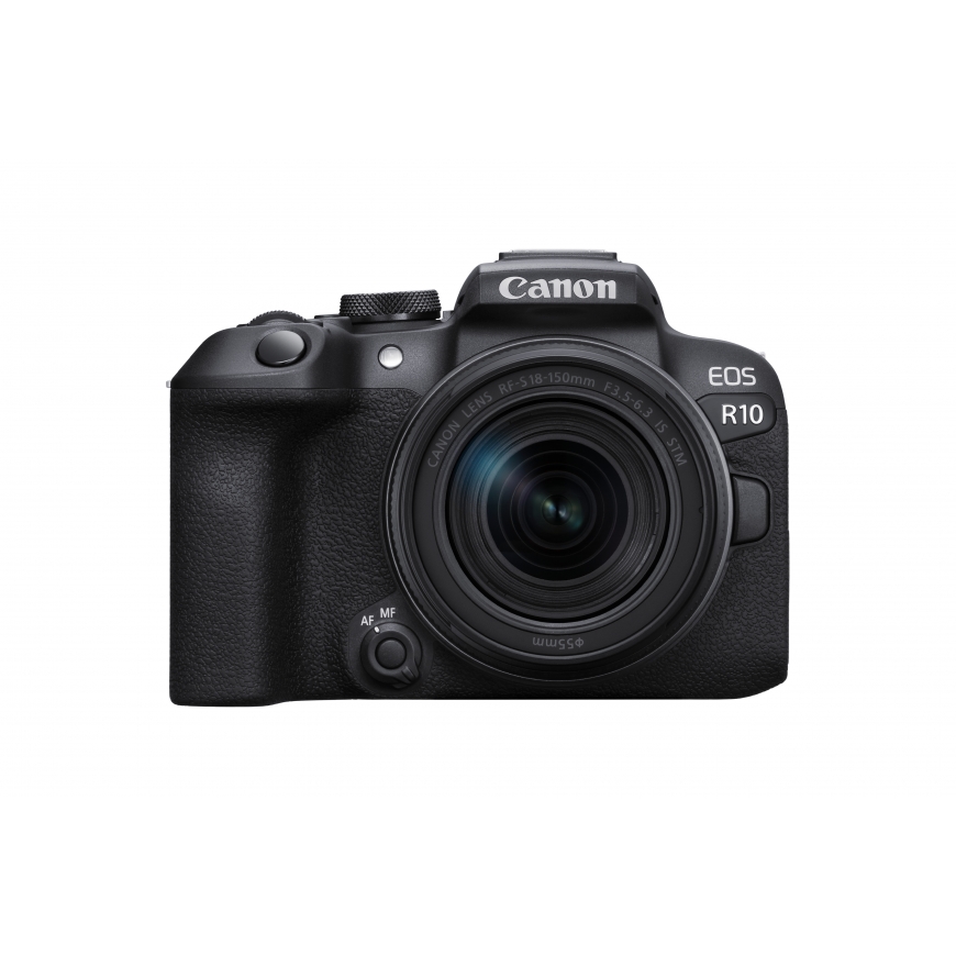 Canon EOS R10 + RF-S 18-150mm F3.5-6.3 IS STM + EF- R MILC 24,2 MP CMOS 6000 x 4000 pikseliai Juoda – 2
