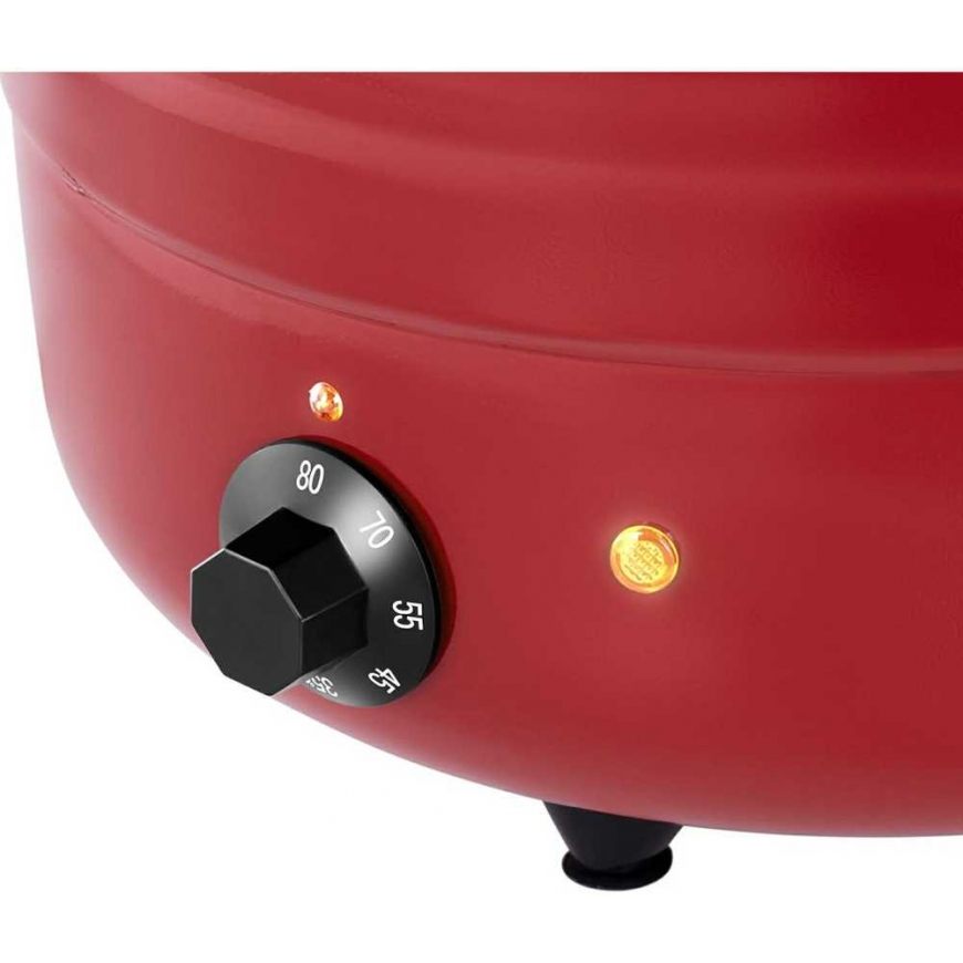 Royal Catering Kociołek thermos for soup electric stainless steel cool-touch 400 W 10 l 35-80C red – 4