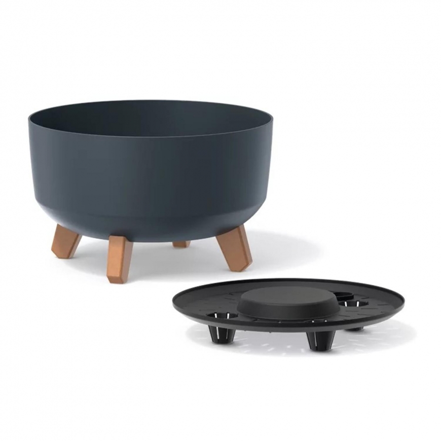 Prosperplast Flower pot Gracia Low DGRL400L anthracite – 2