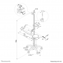 Neomounts FPMA-MOBILE1800 multivides statīvs un stends Sudrabs Multivides ratiņi Neomounts FPMA-MOBILE1800 multivides statīvs un stends Sudrabs Multivides ratiņi