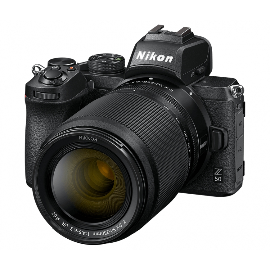 Nikon Z 50 + 16-50mm+ 50-250mm MILC 20,9 MP CMOS 5568 x 3712 pikseļi Melns – 3