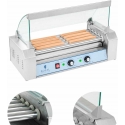 Royal Catering Grilis rolkowy su pokrywą roller grill podgrzewacz do parówek 5 rolek Royal Catering Grilis rolkowy su pokrywą roller grill podgrzewacz do parówek 5 rolek