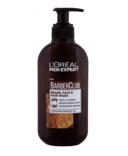 L'Oréal Paris Men Expert Barber Club Beard, Face & Hair Wash Beard Wash for men, 200 ml
