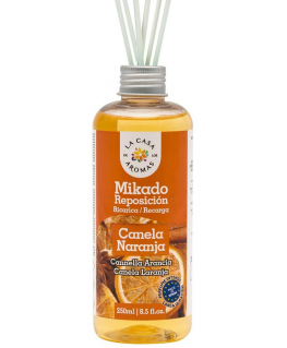 La Casa de los Aromas La Casa de los Aromas Mikado Reposicion kvepalų aliejus, cinamonas ir apelsinas 250 ml