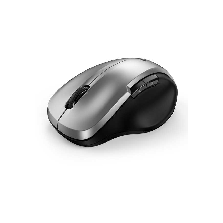 Mouse Genius Mouse Ergo 8200S, 1200DPI, 2.4 [GHz], optical, 5kl., wireless, silver, 1 pc AA, Blue-Eye sensor, Adapter USB-C – 4