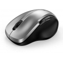Pelė Genius Pelė Ergo 8200S, 1200DPI, 2.4 [GHz], optinė, 5kl., belaidė, sidabrinė, 1 vnt AA, Mėlyna-Eye sensor, Adapteris USB-C