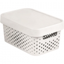 Box with lid Infinity Recycled 4,5L 27x19x12cm white Box with lid Infinity Recycled 4,5L 27x19x12cm white