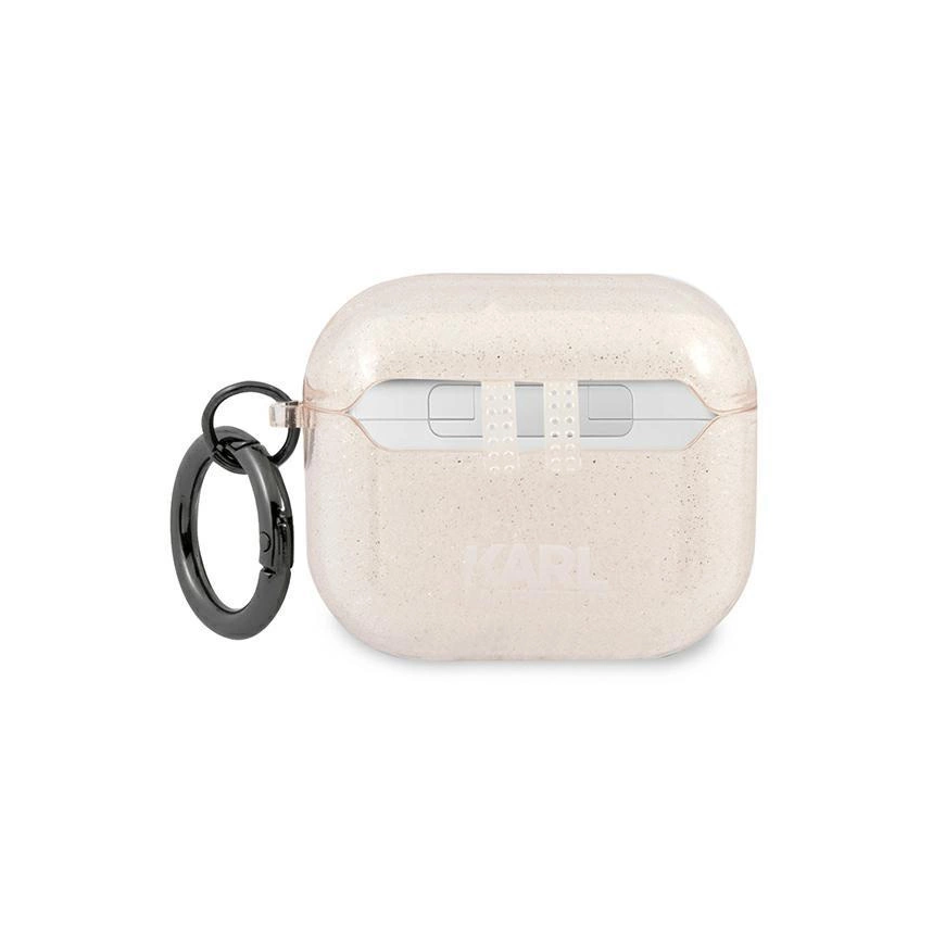 Case Original case Karl Lagerfeld KLA3UCHGD for Apple Airpods 3 / gold + glitter – 4