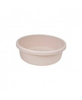 Round bowl 9L beige