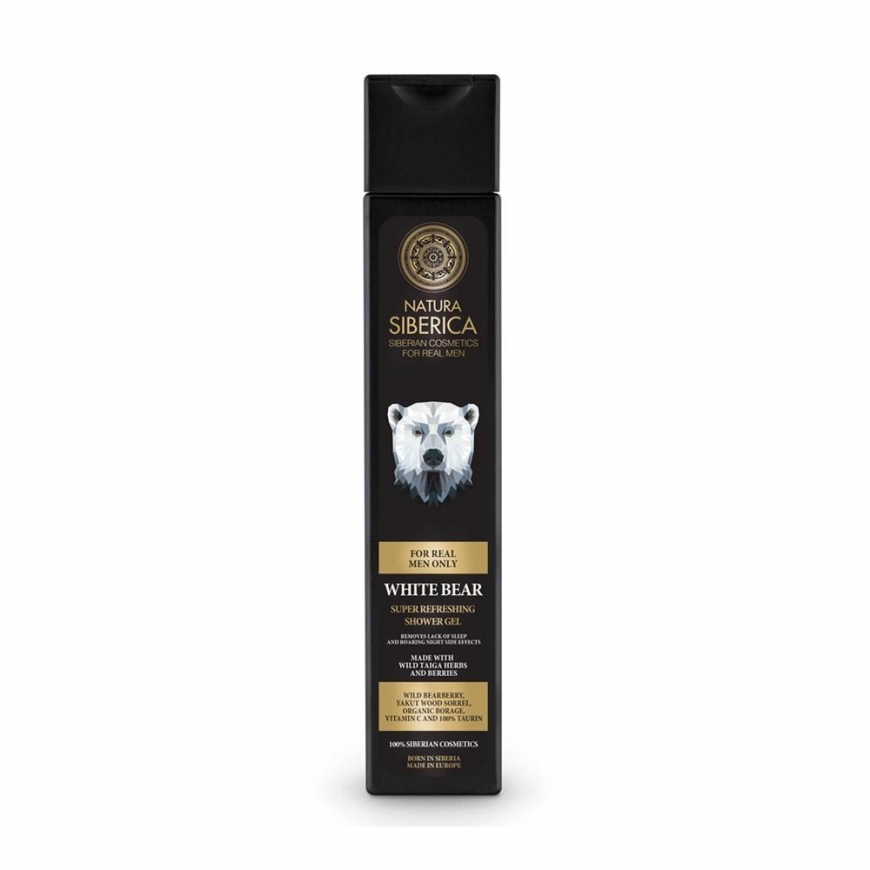 EUROBIO Natura Siberica Men shower gel White Bear, 250 ml – 2