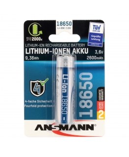 Ansmann Li-Ion Akku 18650 Įkraunama baterija Ličio-jonų (Li-Ion)