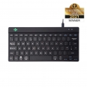 R-Go Tools Compact Break RGOCOUKWDBL klaviatuur USB QWERTY Briti inglise keel Must