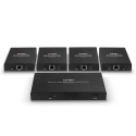 Lindy 70m Cat.6 4 Port HDMI 4K60 Splitter Extender Lindy 70m Cat.6 4 Port HDMI 4K60 Splitter Extender