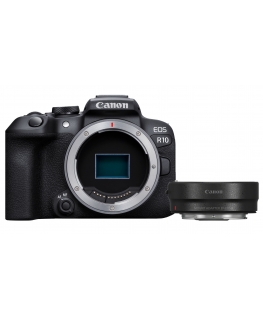 Canon EOS R10+ EF- R MILC-kere 24,2 MP CMOS 6000 x 4000 pikslit Must