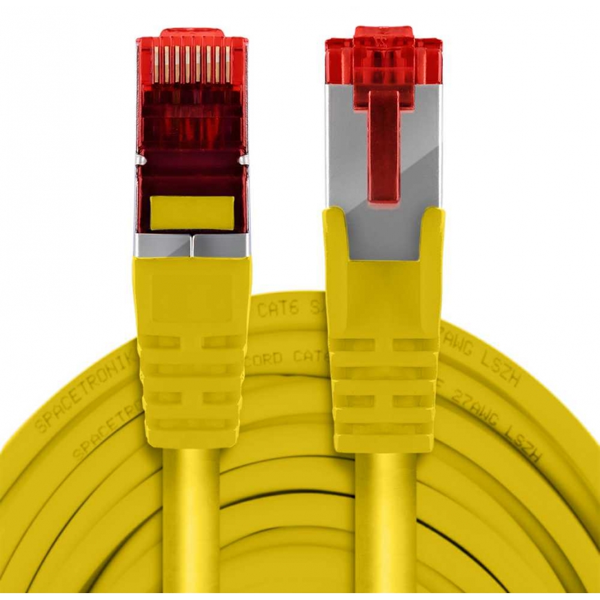 Spacetronik Kabelis RJ45 CAT 6 S/FTP AWG27 LSZH geltona 20m – 2