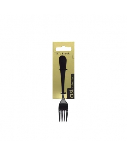 Cake forks 2pcs. Black 1,5mm