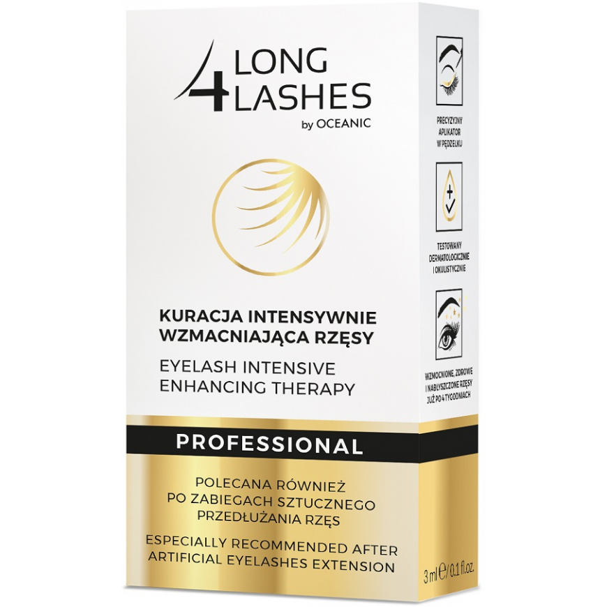 LONG4LASHES Long 4 eyelashes Intensively strengthening eyelash treatment 3ml – 3