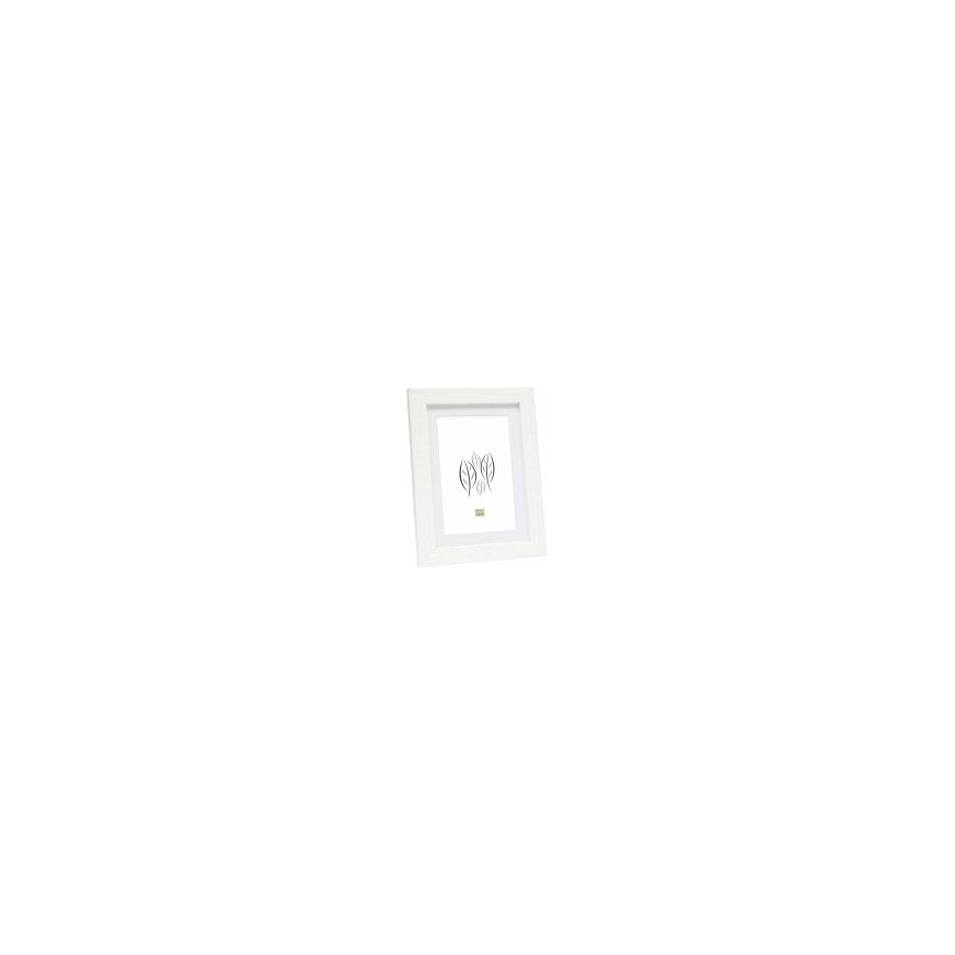 Nuotraukų rėmelis Deknudt S65KK1 baltas 13x13 Wood double Passepartout – 2
