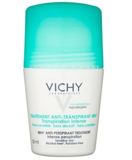 Vichy Deodorant 48 Hour Roll On Anti Perspirant 50ml