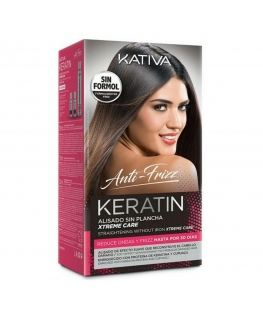 Kativa Keratin Softening and smoothing Smoothing Without Ironing Xtrem Care 30 Days 30 day set 3 pcs