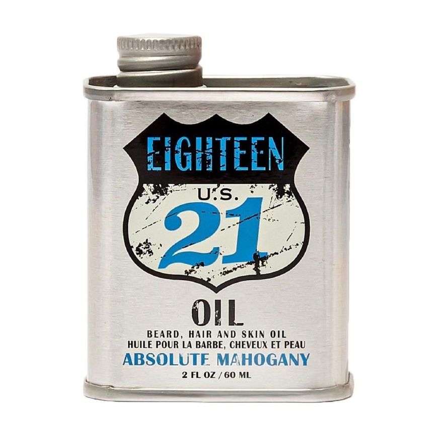 18.21 Man Made Oil Absolute Mahogany aliejus barzdai, plaukams ir odai, 60 ml
