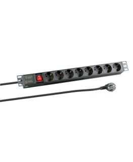 EFB Elektronik EK631DE.2 pagarinātājs 2 m 8 Maiņstrāvas izvade (-s) Iekštelpas Melns
