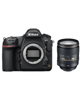 Nikon D850 + AF-S 24-120 mm 1:4G ED VR SLR Kameras komplekts 45,7 MP CMOS 8256 x 5504 pikseļi Melns
