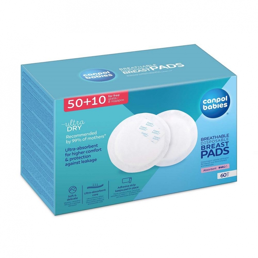 CANPOL BABIES bra pads ANTISLIP, 60 units, 1/652 – 2