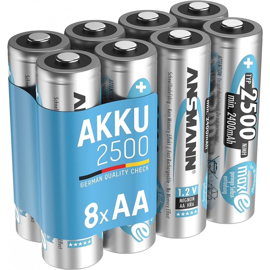 Rechargeable AA HR6 2500 mAh 4pcs – 2
