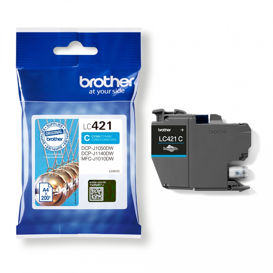 Brother LC421C ink cartridge 1 pc(s) Original Cyan – 5