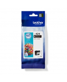 Brother LC424BK rašalo kasetė 1 vnt Originalus Juoda