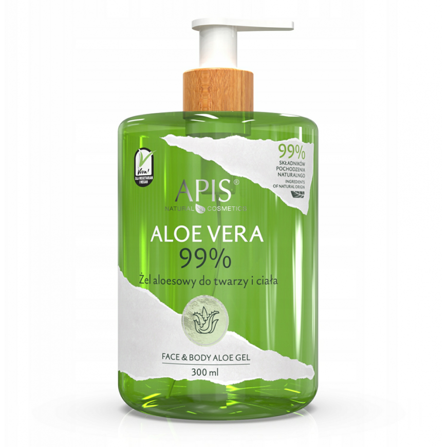 APIS APIS_Natural Aloe Vera 99% alavijo gelis veidui ir kūnui 300ml