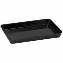 Hendi container for meat made of melamine 350x250x40mm black Hendi container for meat made of melamine 350x250x40mm black