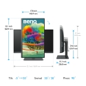 BenQ PD2705U PC lamekuvar 68,6 cm (27") 3840 x 2160 pikslit 4K Ultra HD LED Must BenQ PD2705U PC lamekuvar 68,6 cm (27") 3840 x 2160 pikslit 4K Ultra HD LED Must