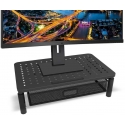 Maclean MC-947 Monitor Laptop Stand Riser with Drawer Screen 13" - 32" Ergonomic Vented Design 3-Level Adjustable Height Maclean MC-947 Monitor Laptop Stand Riser with Drawer Screen 13" - 32" Ergonomic Vented Design 3-Level Adjustable Height