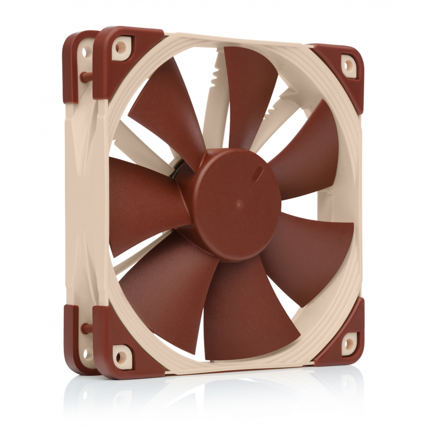 Noctua NF-F12 Arvuti korpus Ventilaator 12 cm Beež, Pruun