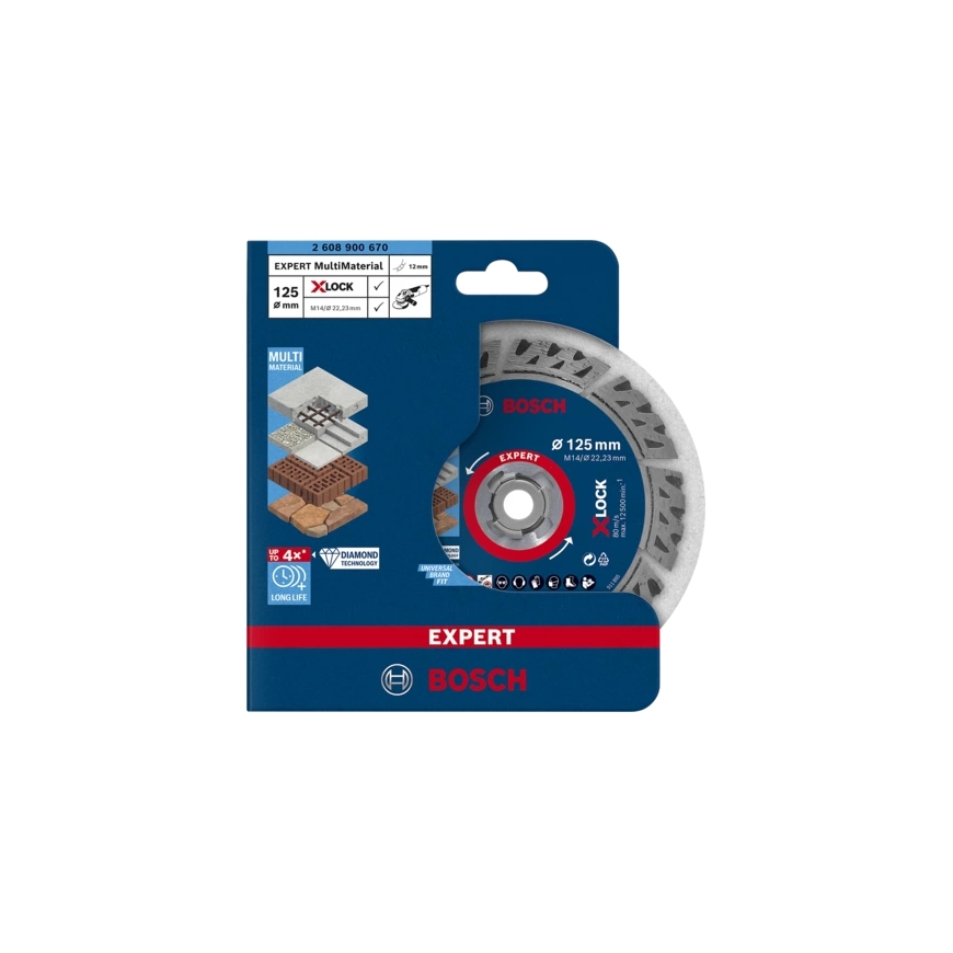 Bosch EXPERT MULTIMATERIAL X-LOCK Cutting disc – 2