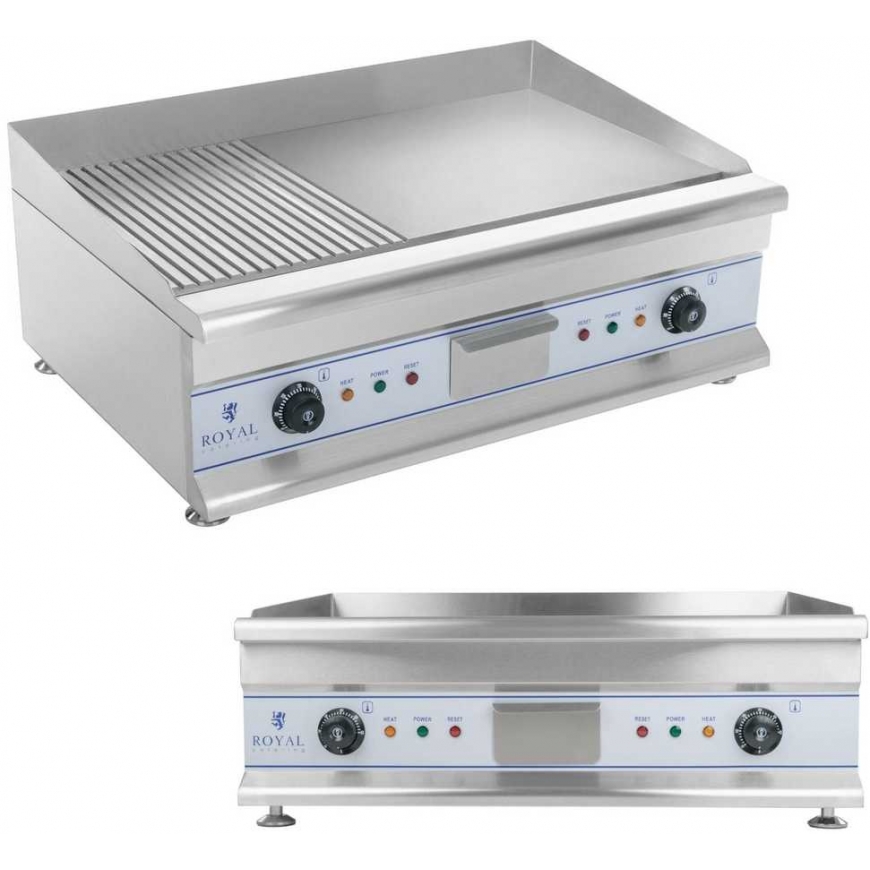 Royal Catering Grilis dvivietis, didelis, griovelis, 75 cm