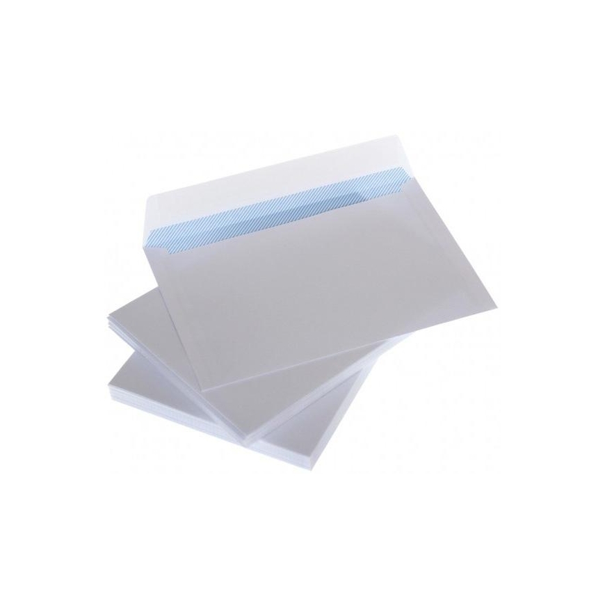 Mailmedia Vokai C5 balti 80g, su nuplėšiama juostele 162x229 mm, pakuotėje 1000 vnt.