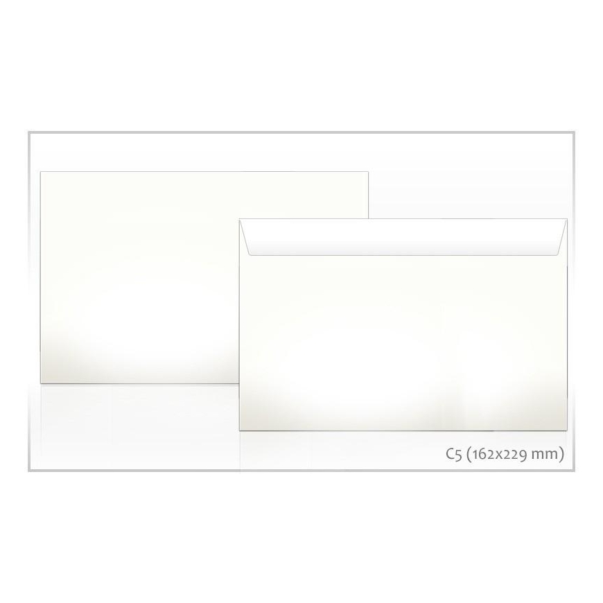 Mailmedia Vokai C5 balti 80g, su nuplėšiama juostele 162x229 mm, pakuotėje 1000 vnt. – 2
