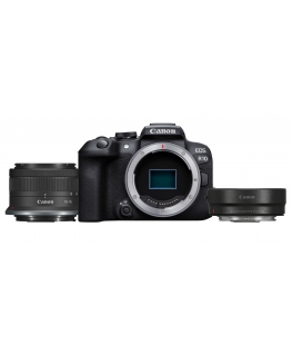 Canon EOS R10 + RF-S 18-45mm F4.5-6.3 IS STM + EF- R