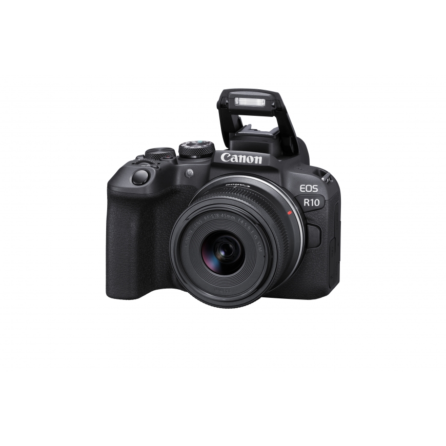 Canon EOS R10 + RF-S 18-45mm F4.5-6.3 IS STM + EF- R – 4