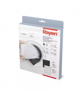 Clothes Wash Bag Set 2pcs 50x40cm black|white