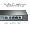 TP-Link TL-R605 langallinen reititin Gigabitti Ethernet Musta TP-Link TL-R605 langallinen reititin Gigabitti Ethernet Musta