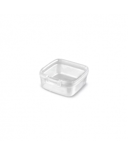 Food storage container square 0,9L Snap Box transparent
