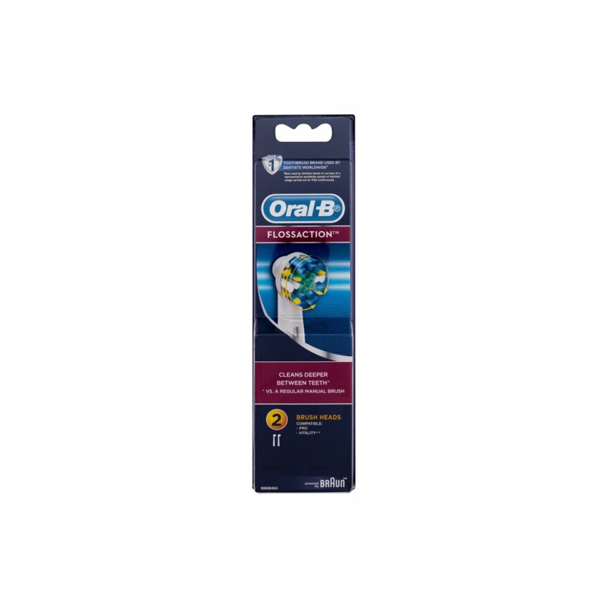 Oral-B Floss Action Replacement Toothbrush Head
